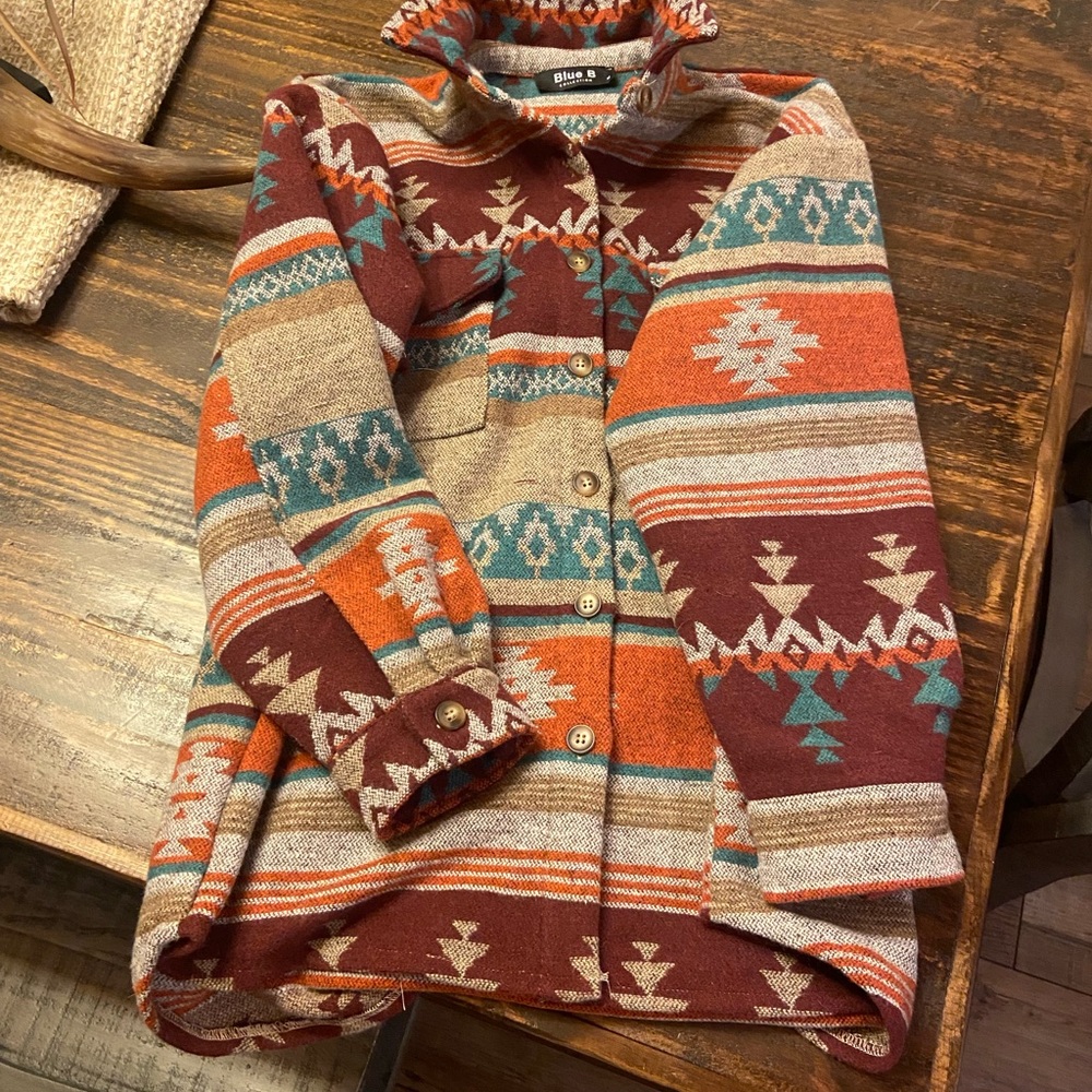 Blue B Aztec Jacket